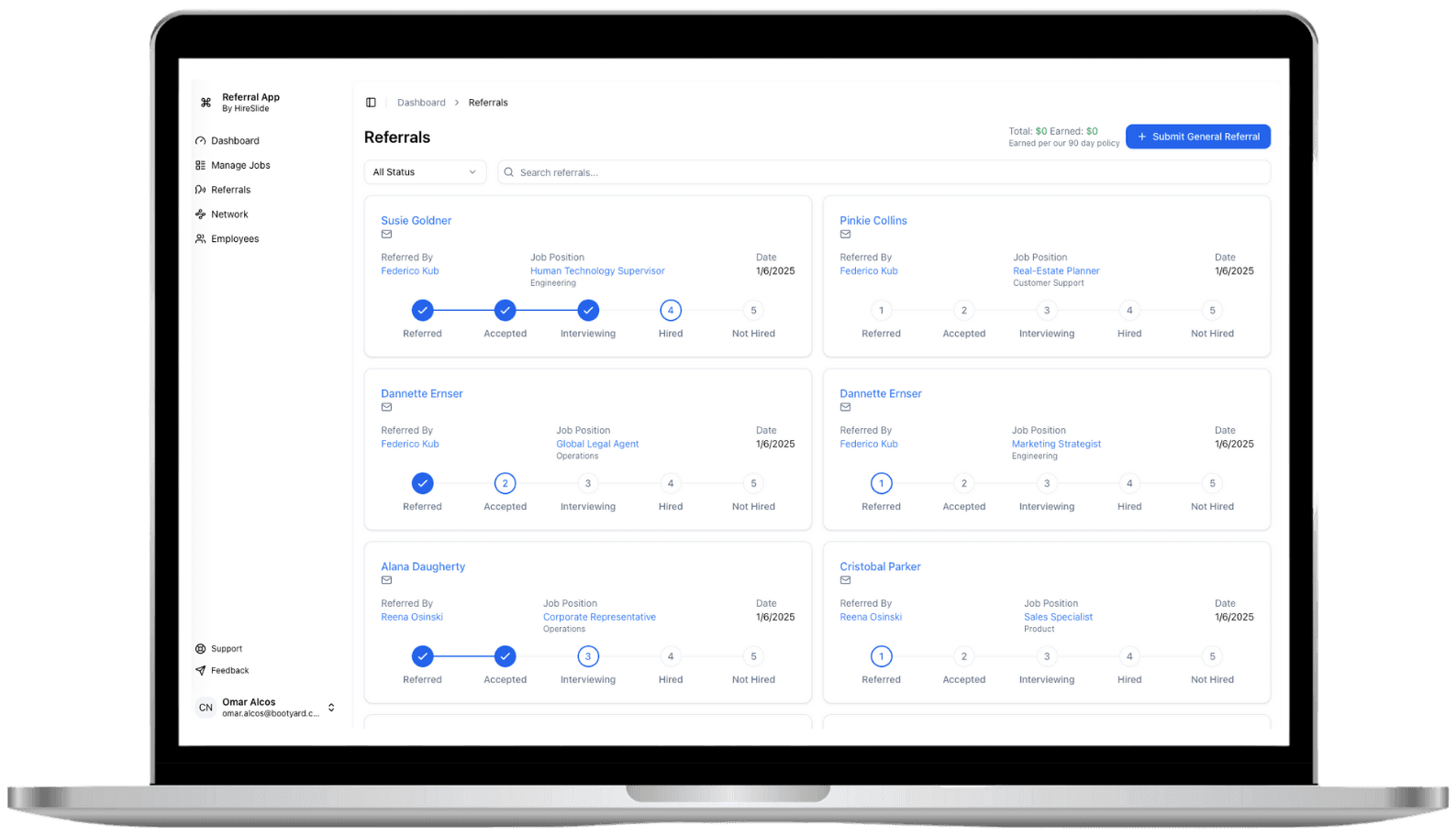 ReferSlide: Recruitment Insights